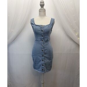 blashe denim dress Blashe | Dresses | Blashe Denim Button Up Mini Dress Size Small